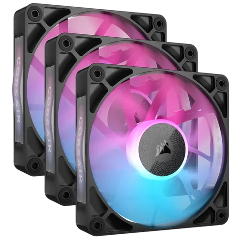 Corsair iCUE LINK RX120 RGB Triple kit - Noir — vue 1