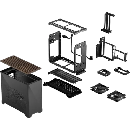 Fractal Design Era 2 Charcoal Gray - mT/Sans Alim/Mini-ITX — vue 26