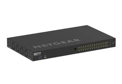 Netgear 26G4F-PoE+24x1G PoE+300W 2x1G 4xSFP M — vue 6