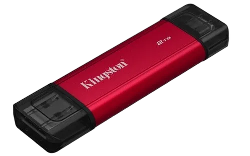 Kingston 2TB DUAL PORTABLE SSD USB-A/C — vue 3