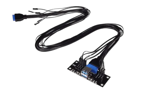 Alphacool Front I/O-Panel avec USB 3.0 pour Rack 1U — vue 4