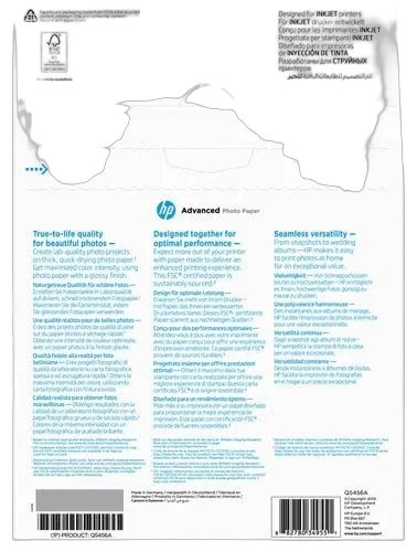 HP Paper Photo/Adv Glossy A4 25sh — vue 3