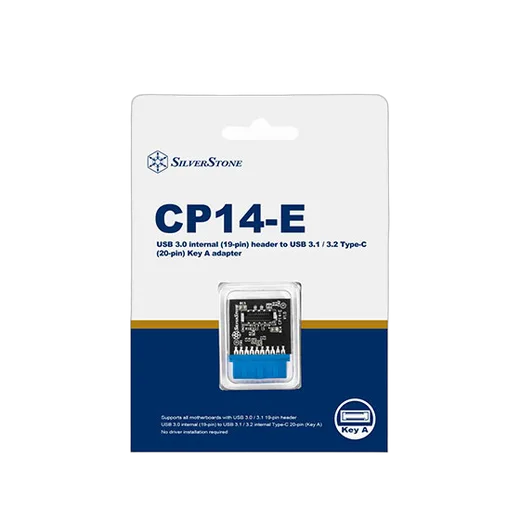Silverstone Adaptateur CM interne USB 3.0 vers USB 3.1 — vue 2