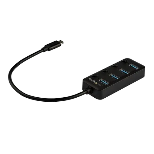 StarTech Hub - USB C 4-Port with On/Off Switches — vue 1