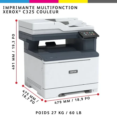 XEROX C325 A4 33PPM WIRELESS — vue 6