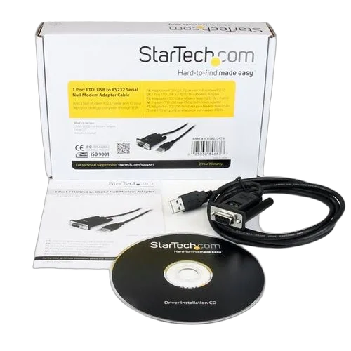 StarTech USB to Null Modem Serial DCE Adapter — vue 4