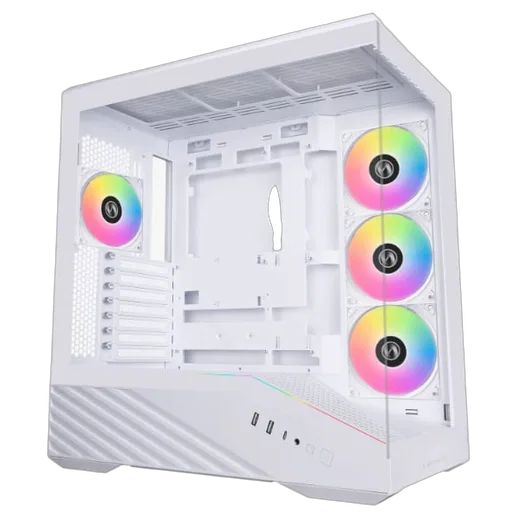 Lian-Li Vector V100 RGB Blanc - MT/Sans Alim/E-ATX — vue 1