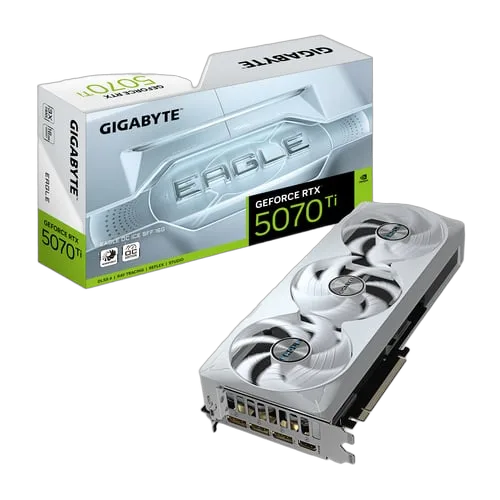 Gigabyte GeForce RTX 5070 Ti EAGLE OC ICE SFF 16G — vue 1