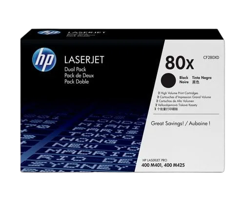 HP - Noir - CF280XD — vue 1