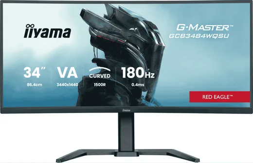Iiyama G-MASTER GCB3484WQSU-B1 - 34" CURVE UWQHD 180Hz VA 0.4ms HDR FreeSync Premium — vue 4