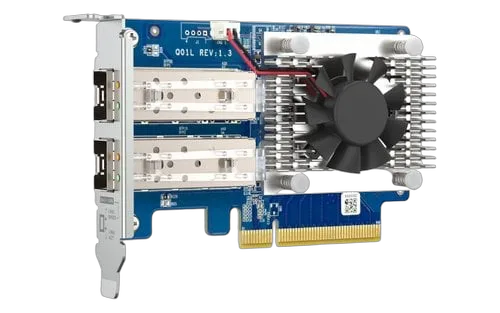 Qnap DUAL-PORT SFP+ 10GBE EXP. CARD — vue 4