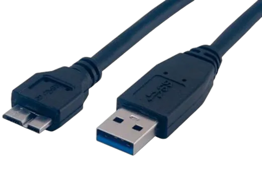 Câble USB-A/Micro-USB B 3.0 mâle/mâle - 1,80m