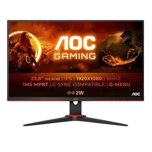 AOC 24G2SPU/BK - 23.8" FHD 165Hs IPS 1ms Pivot-Seconde Vie — vue 1