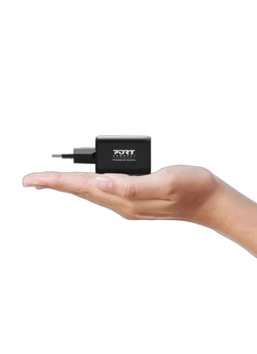 Port Chargeur mural GaN 45W - 2 ports + Câble USB-C 2m — vue 6