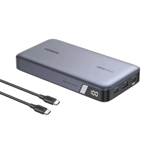 PowerBank 3 ports/25000mAh/145W/Gris