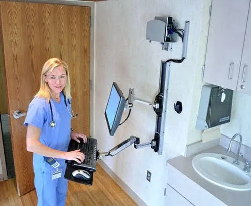 Ergotron 45-247-026/LX Wall Mount System Silver — vue 7