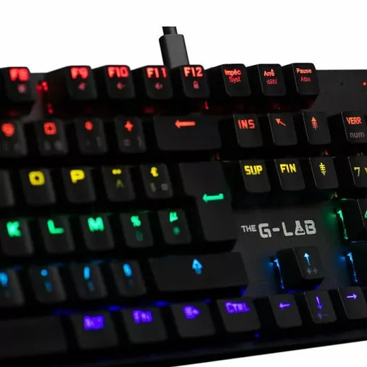 The G-LAB Keyz Carbon EX - Mécanique - Filaire - RGB - Noir — vue 2