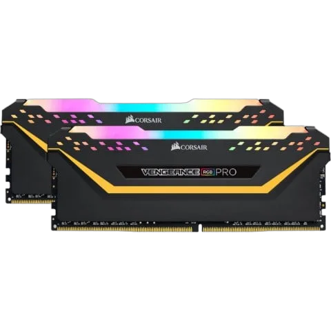 Corsair Vengeance RGB Pro (2x8Go DDR4 3200 PC25600) Noir — vue 3