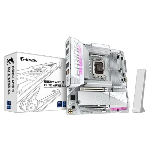 Gigabyte B860M A ELT WF6E ICE-Seconde Vie — vue 1