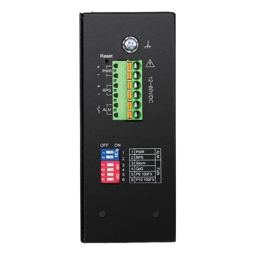 TrendNet 10-PORT IND.GB L2 MGD SWITCH — vue 3