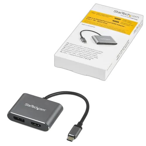 StarTech USB C Multiport Video Adapter to HDMI/DP — vue 5