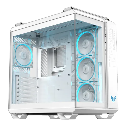 Asus TUF Gaming GT502 Horizon TG ARGB Blanc - MT/Sans Alim/ATX — vue 4