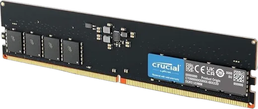 Crucial CT16G56C46U5T (1x16Go DDR5 5600Mhz CL46) Tray — vue 2