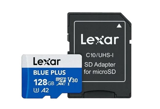 Micro SDXC 128Go Class 10 +Adapt LMSBLPL128G-BNANG