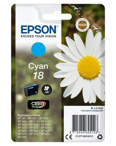 Epson - Cyan - C13T18024022 — vue 1