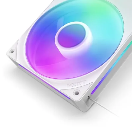 NZXT F240 RGB Core Fan (Single Frame) - Blanc — vue 4