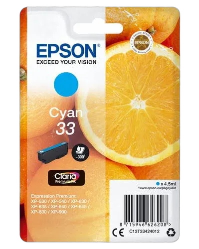 Epson - Cyan - C13T33424022 — vue 1
