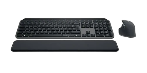 Logitech MX Keys S Noir + Souris sans fil MX Master 3S Noir — vue 1