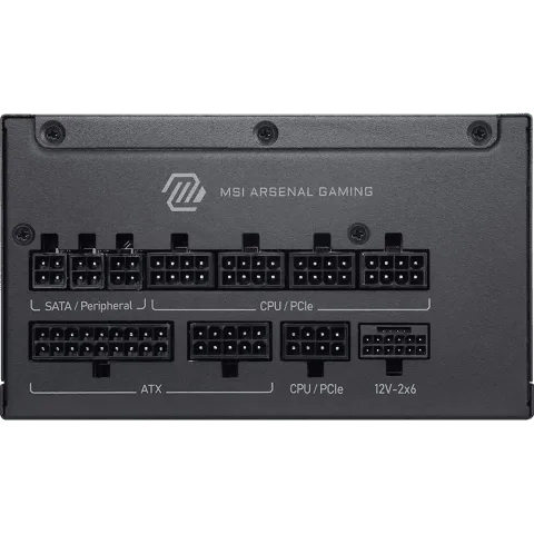 MSI ATX 1200W - 80+ Platinum - MAG A1200PLS PCIE5 — vue 2