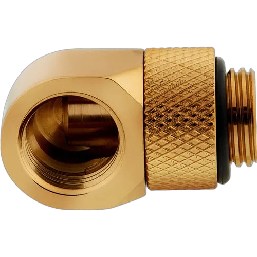 Corsair Pack 2 Fittings Or 90° - Hydro X series XF - 14mm — vue 2