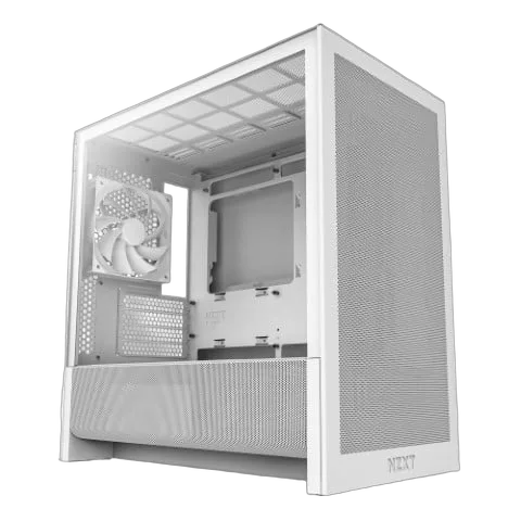 NZXT H3 Flow Blanc - MT/Sans Alim/mATX — vue 3