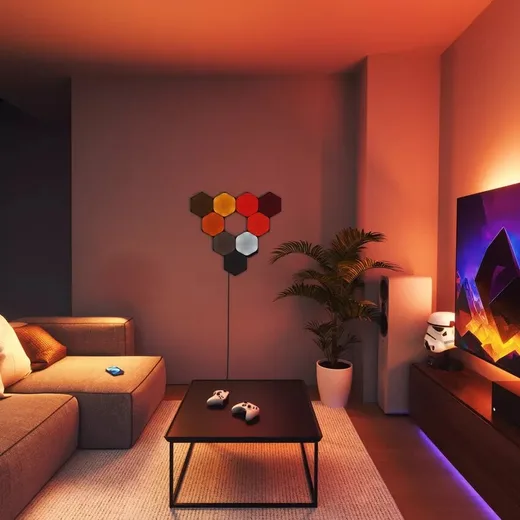 Nanoleaf Shapes Black Hexagons Pack Expansion - 3 pièces — vue 7