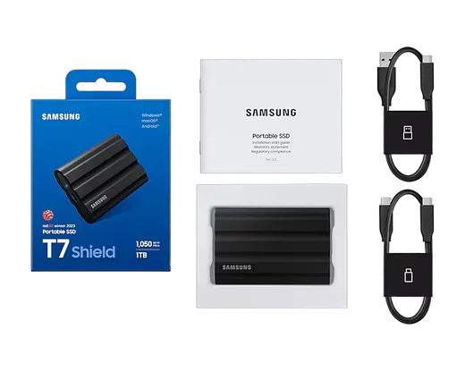 Samsung T7 SHIELD 1To Black — vue 12