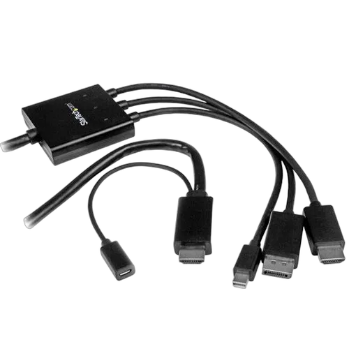 StarTech 6 ft DP Mini DP or HDMI to HDMI Adapter — vue 1