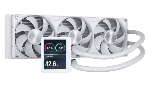 Corsair NAUTILUS II 360 RS LCD - 360mm - Blanc — vue 1