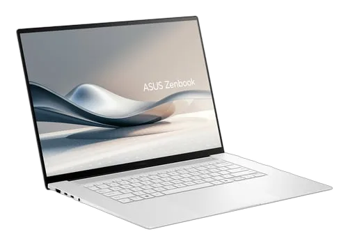 Asus Zenbook UM5606WA-RK084X - 16" OLED WQXGA+ AMD AI R9 HX 370 32Go 1To W11 Pro Blanc — vue 3