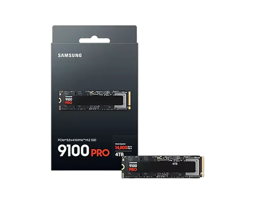 Samsung 9100 PRO 4To M.2 NVMe Gen5, vue 8