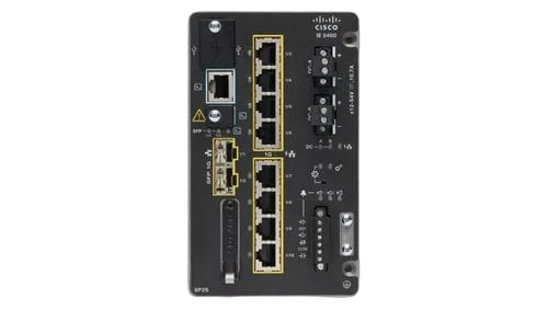 Cisco CAT IE3400 WITH 8GE POE/POE+ — vue 1