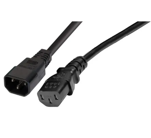 Câble alimentation C14/C13 - 3m - Noir — vue 1