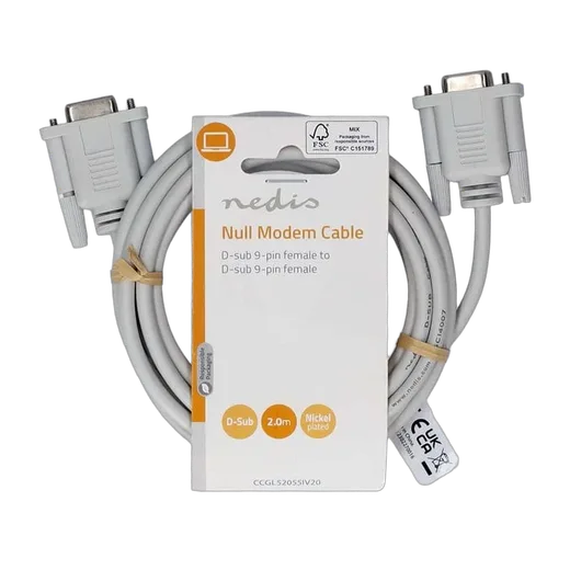 Nedis Câble D-Sub 9 femelle/femelle - 3m - Blanc