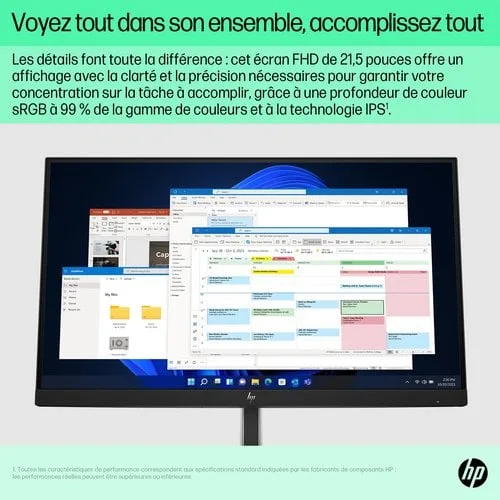 HP 21.5IN FULL HD 1920X1080 16:9 — vue 4