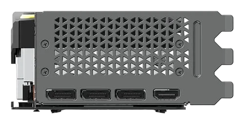 PNY RTX 5070Ti 16GB ARGB Overclocked Triple Fan, vue 8