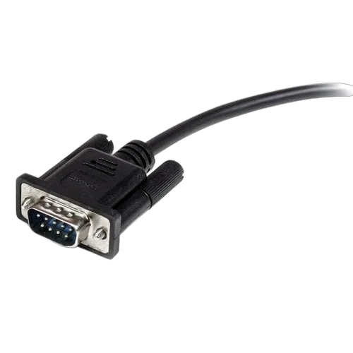 StarTech 2m Straight Through Serial Cable M/F BK — vue 3