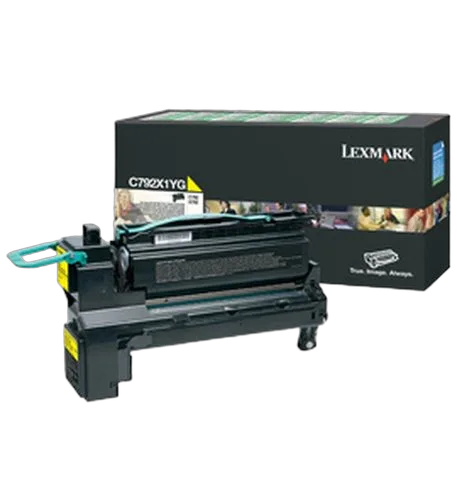 Lexmark - Jaune - C792X1YG — vue 1