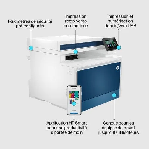 HP Color LaserJet Pro MFP 4302dw — vue 12