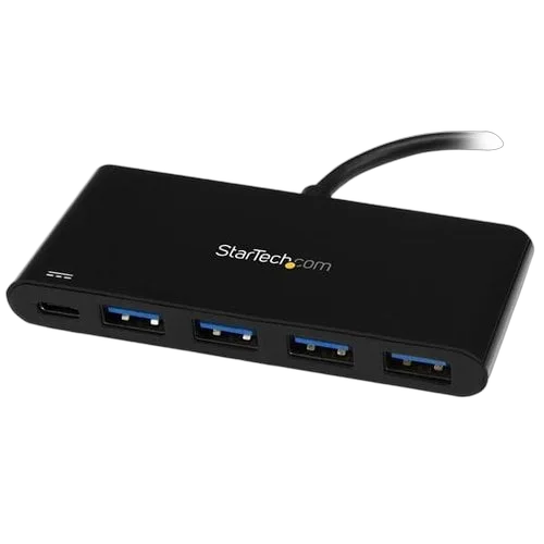 StarTech Hub USB C - 4 Port - PD - C to A USB 3.0 — vue 3
